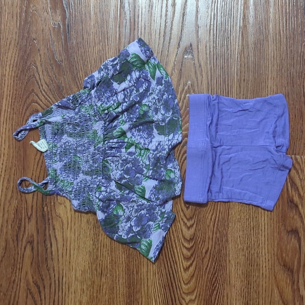 Kate Quinn Lavender and Green 3-6 Month Set